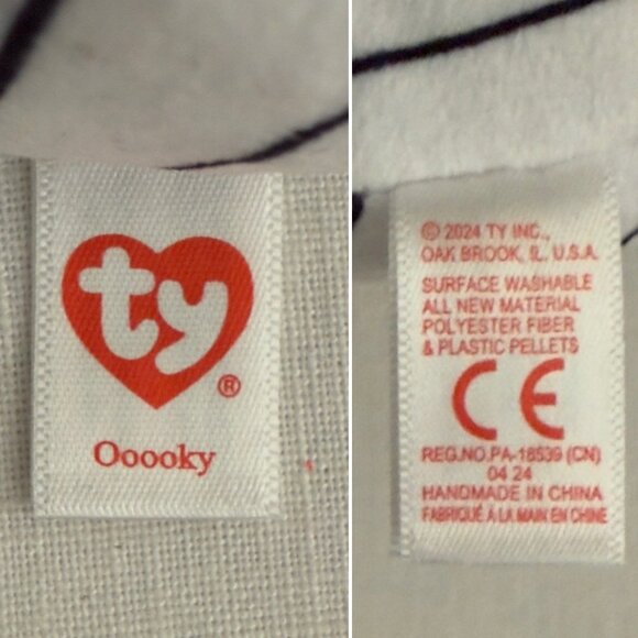 TY Beanie Boos Ooooky Mummy Plush 7 inch Halloween Spider Ghost Toy - Picture 7 of 10